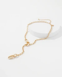 Pillowy Links Adjustable Y-Necklace