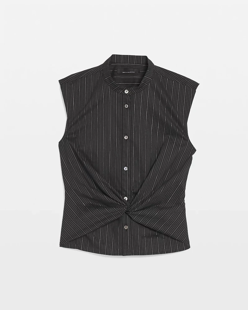 Poplin Twist Shirt