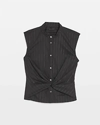 Poplin Twist Shirt