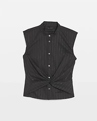 Poplin Twist Shirt