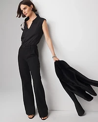 Embellished Poplin Surplice Shirt