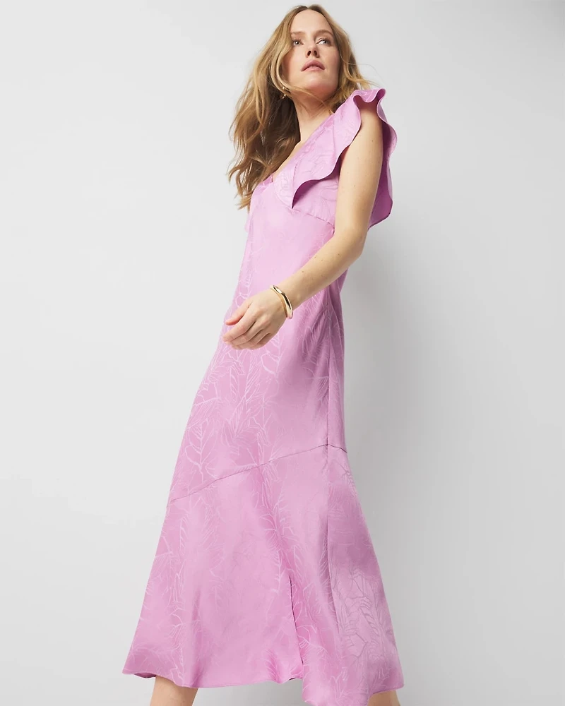 Bias Cut Satin Slip Dress