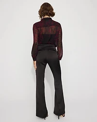 Piper Satin Flare Pant
