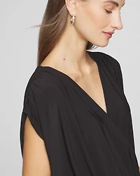 Matte Jersey Banded Bottom Top