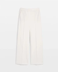 Knit Crepe Pull-On Wide Leg Pant