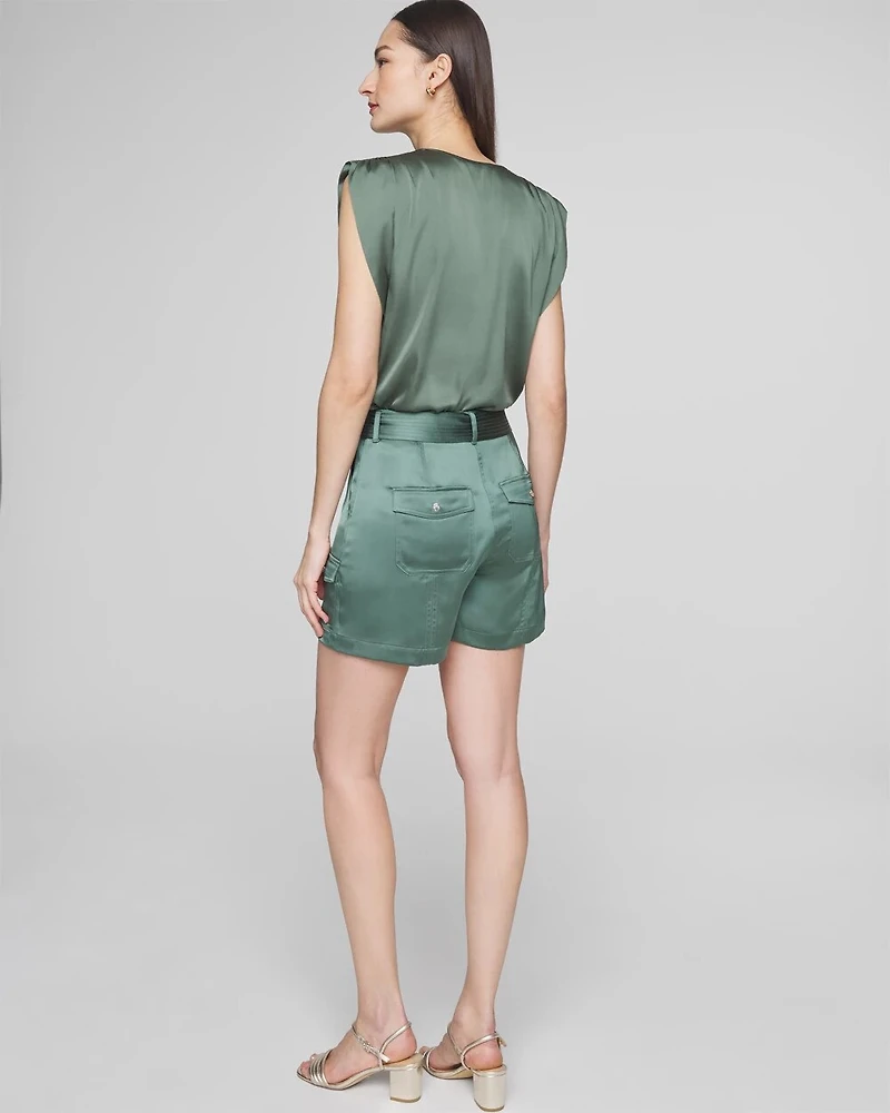 Belted Utility Shorts