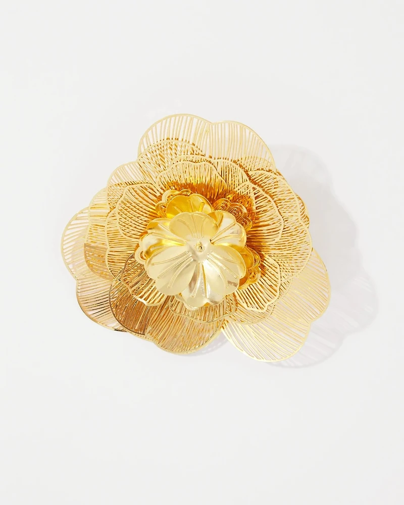 3D Floral Brooch