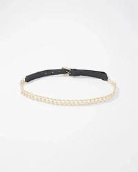 Chain Leather Pant Belt