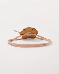 Floral Wrap-Tie Belt