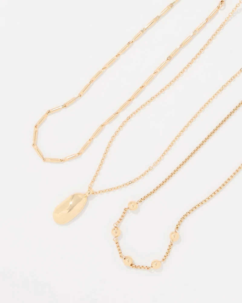 Sculptural Pendant Convertible Necklace