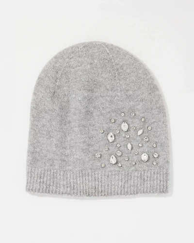 Rhinestone Beanie Hat