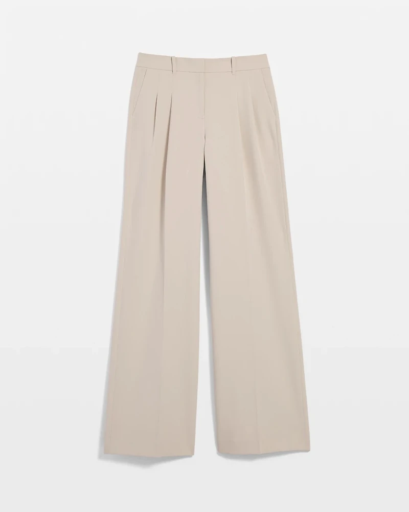 Pleated Wide Leg Pants