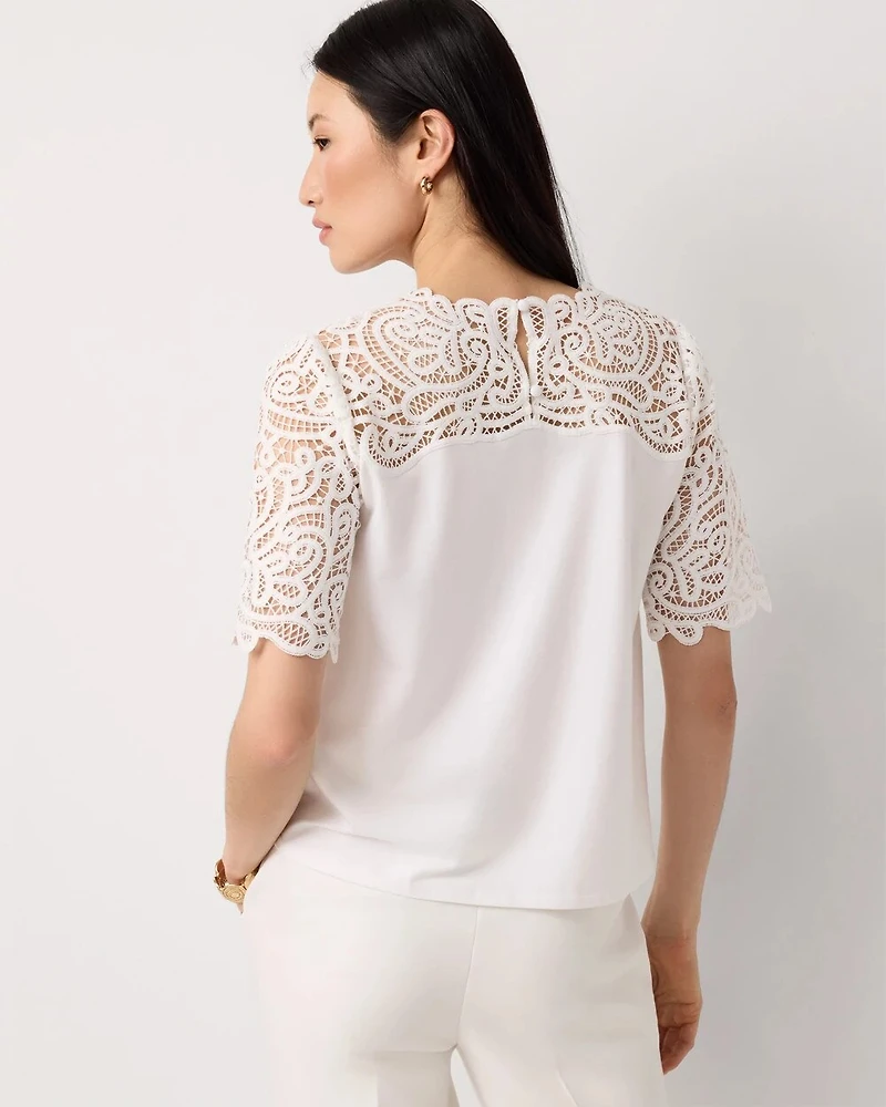 Lace Knit Top