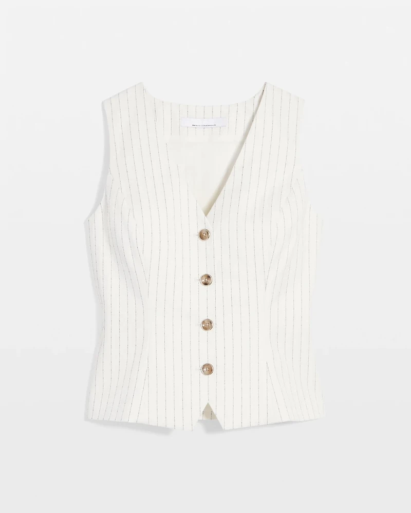 Pinstripe Vest