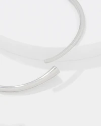 Silver Sculptural Collar