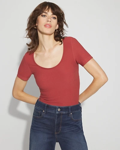 WHBM FORME™ Seamless Ribbed Tee
