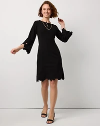 Cutwork Shift Dress