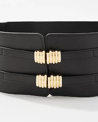 Sculptural Wide Waist Belt