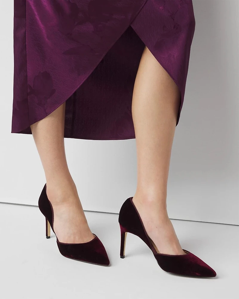 Velvet D'Orsay Pumps
