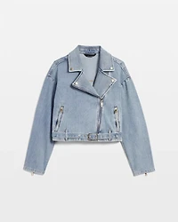 Denim Moto Jacket