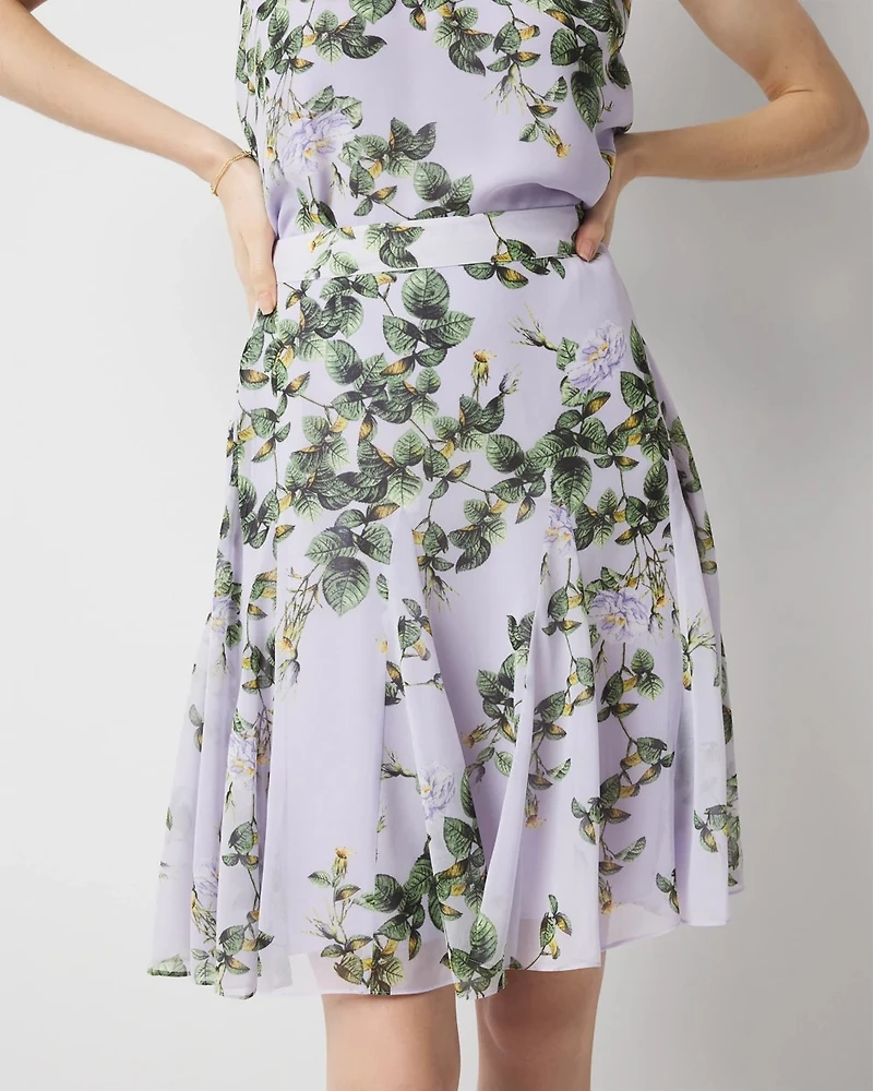 Floral Mini Skirt