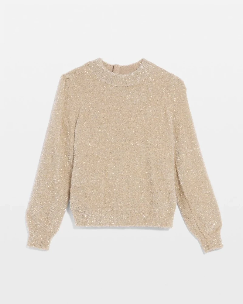 Tinsel Trim Sweater