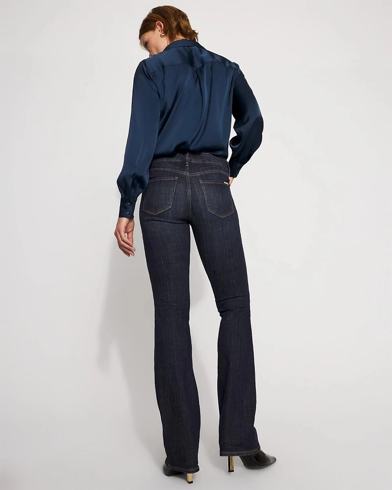 Petite Mid-Rise Bootcut Jeans