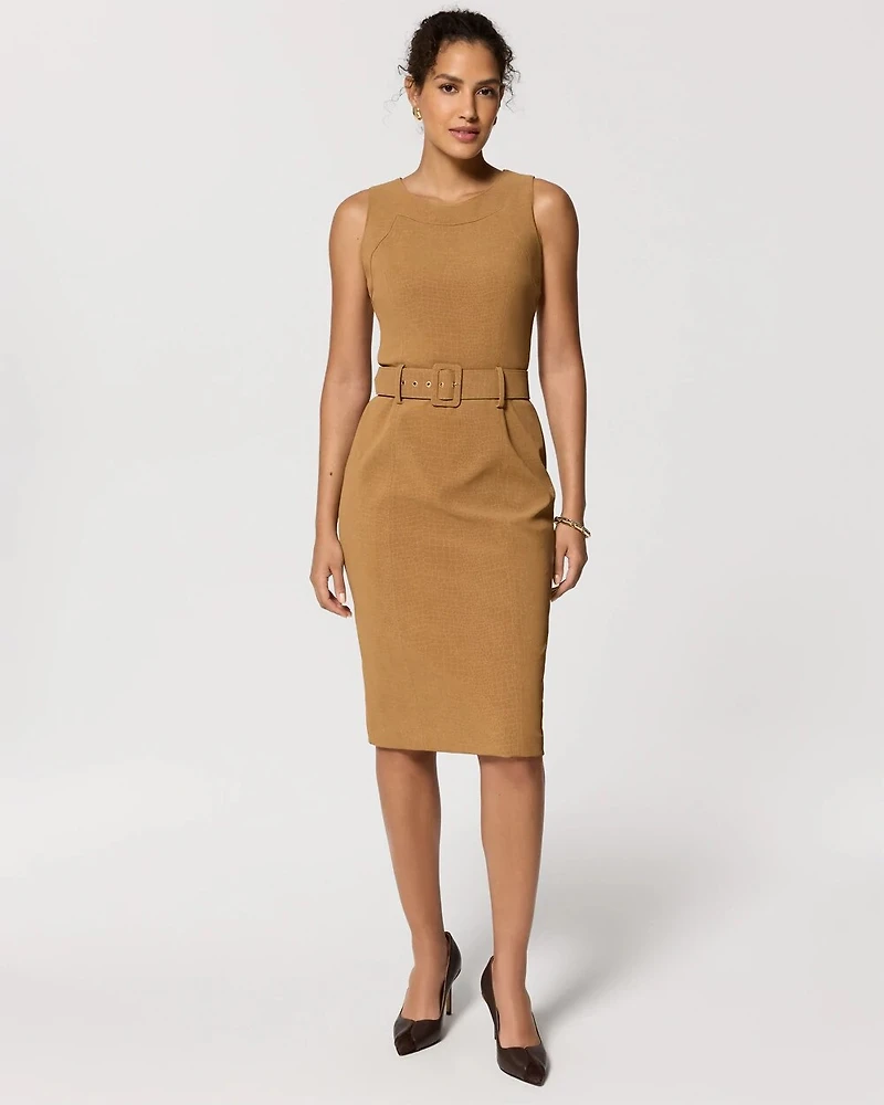 Belted Sheath Dress
