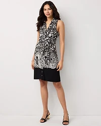 Petite Tie-Waist Shirt Dress