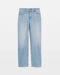 Rigid Stretch High Rise Straight Jean