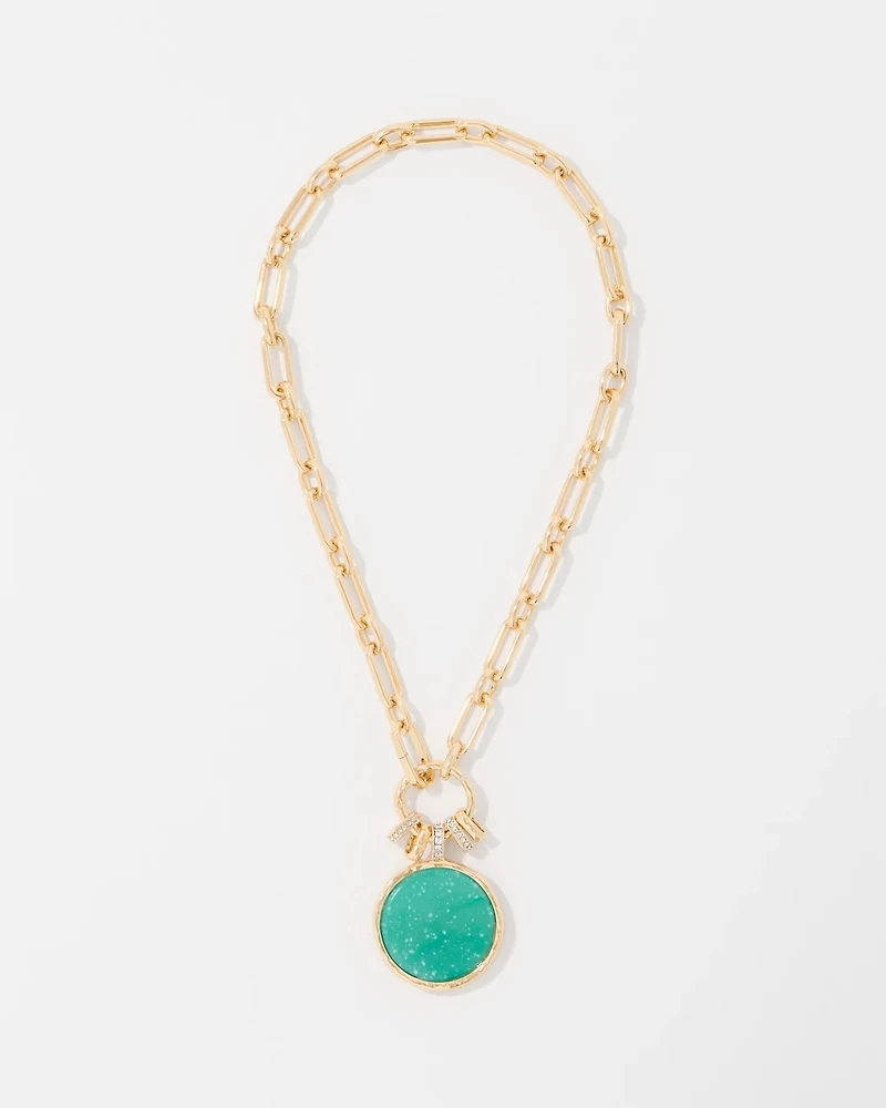 Reversible Pendant Necklace