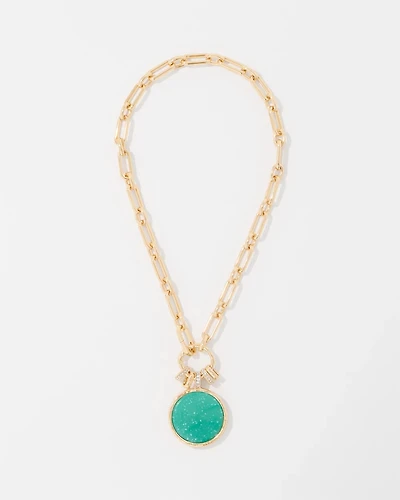 Reversible Pendant Necklace