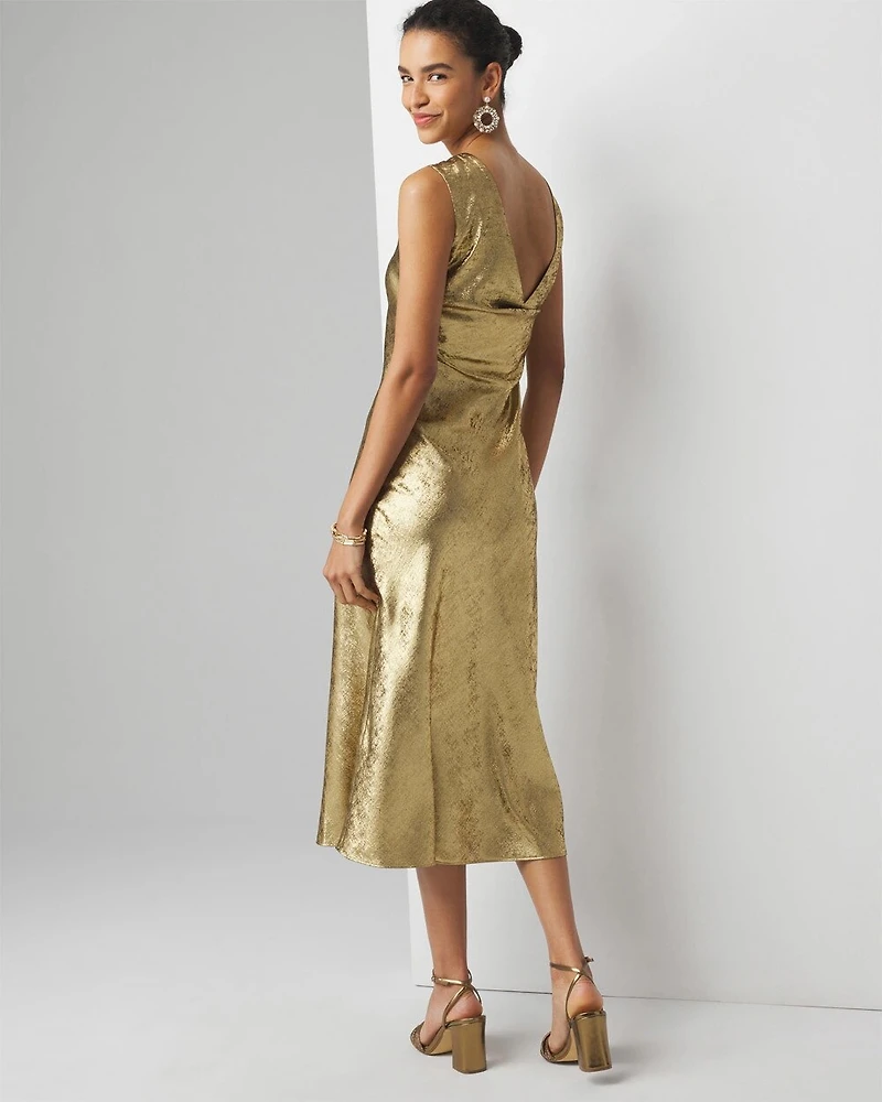 Petite Satin Slip Dress