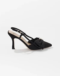 Bow Slingback Pump