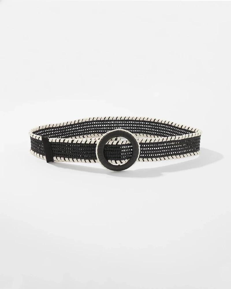 Raffia Whipstitch Belt