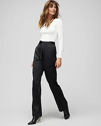Curvy Belted Utility Wide Leg Trouser
