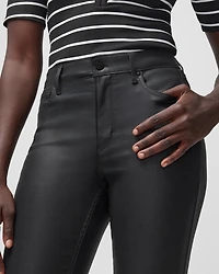 High-Rise Coated Skinny Jeans