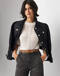 Elongated Buckle Pant Belt