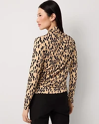 Mockneck Long Sleeve Top