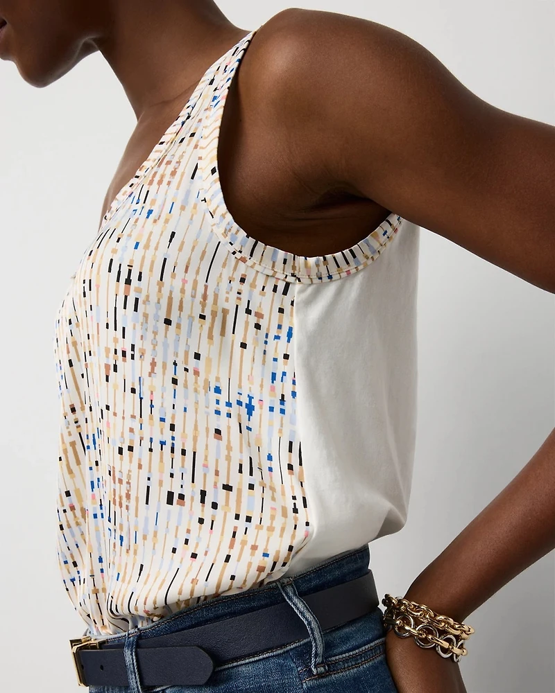 Satin Front Shell Tank