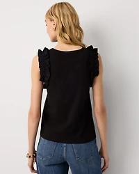 Ruffle Trim Tank