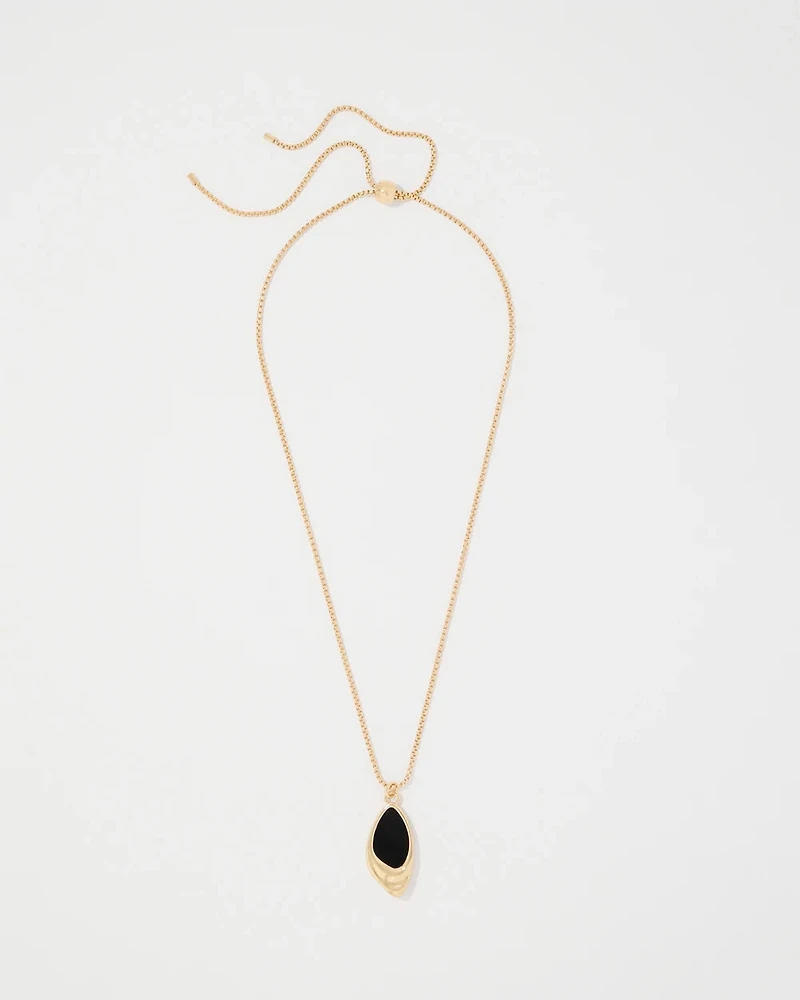 Shell Pendant Adjustable Necklace