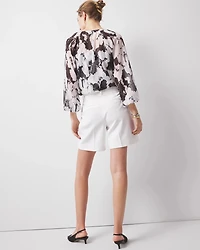 Pleated Tailored Shorts