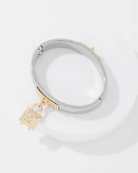 Padlock Charm Hinge Bracelet