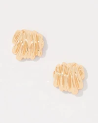 Sculptural Knot Stud Earrings