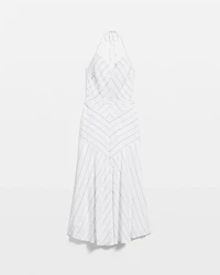 Tie-Waist Halter Dress