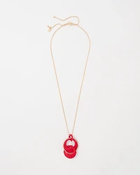 Raffia Pendant Necklace