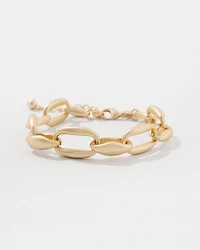 Pillowy Links Toggle Bracelet