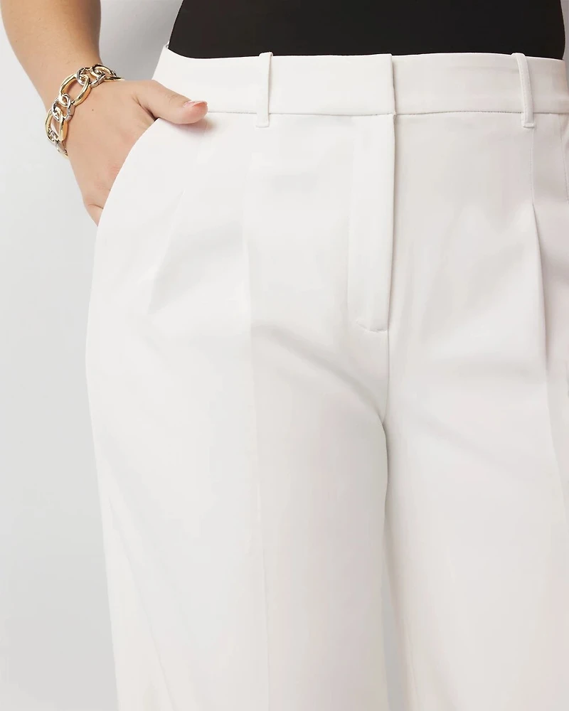 Pleated Wide Leg Pants