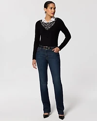 Mid-Rise Bootcut Jeans